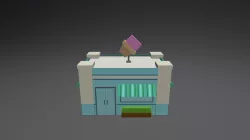 Ice Cream Shop Cartoon