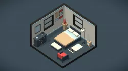 Isometric Bedroom