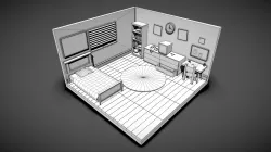 Isometric Game Room