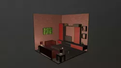 Isometric Living Room