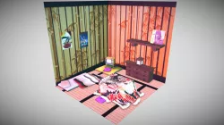 Isometric Room #1 - 70s Japanese Theme