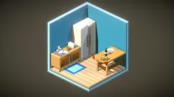 Isometric Tile Kitchen