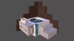 Jacuzzi minimalista