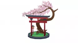 Japanese - Cherry Tree Diorama
