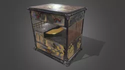 Japanese Lacquered Drawer
