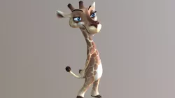 Jungle Animal: Cartoon Giraffe
