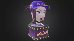 KDA Akali Stylized Bust (LoL)