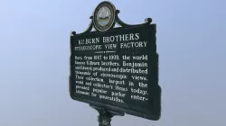 Kilburn Bros Stereoscopic view historical marker