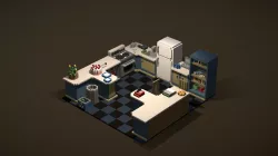 Kitchen Voxel Scene