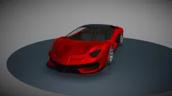 LAMPORGHINI AVENDATOR 2019 3D MODEL