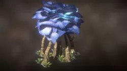 Large Palm Blue001a