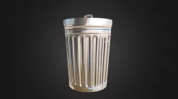 Lata de Lixo Realista (LOWPOLY)