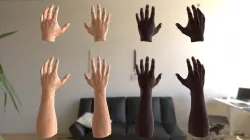 Leap Motion Realistic Hands Asset