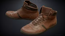 Leather shoes