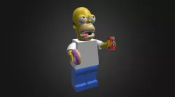 LEGO HOMER SIMPSON