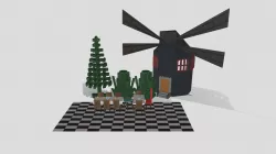 Lego Mad Hatter Tea Party Environment