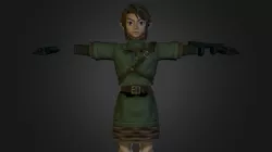Link, Twilight Princess restoring test