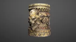 Lion Cup 3D printable