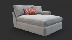 Lounge II Petite Outdoor Upholstered Chaise