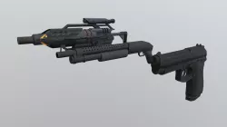 Low Poly 3D Game Ready Guns