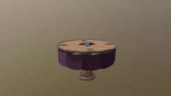 Low Poly Asset - Fortune Tellers Table