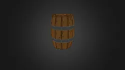 Low Poly Barrel
