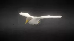 Low Poly Bird (Animated)
