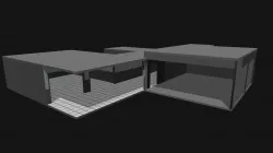 Low Poly Building interior