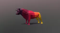Low Poly Bull