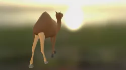 Low poly Camel