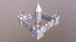 Low Poly Castle