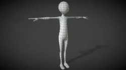 low poly character