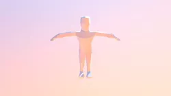 Low-poly-character-rigged