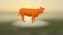 Low Poly Cow