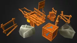 Low Poly Environmental Models