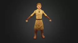 Low Poly Fantasy Boy