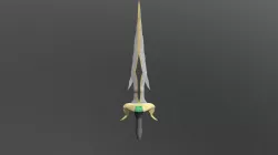 Low-Poly Fantasy Sword