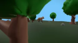 Low Poly Fox Scene (Animation Version)