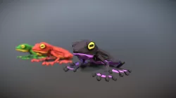 Low Poly Frogs