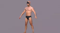 Low Poly Human Anatomy topology reference
