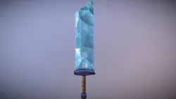 Low Poly Ice Sword