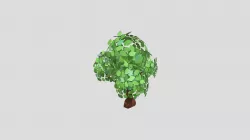 Low Poly Leafy Tree