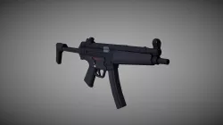Low poly MP5A3