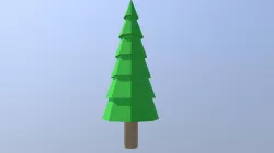 Low Poly Pine Tree