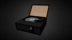 Low Poly RecordPlayer