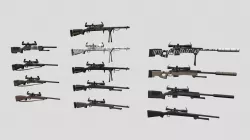 Low Poly Remington 700