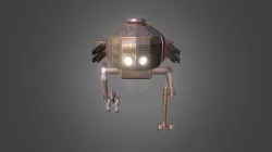 Low poly robot