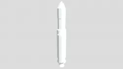 Low Poly Rocket Ship