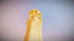 Low Poly Sandstone Pillar