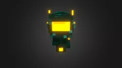 Low Poly Scifi Space Soldier